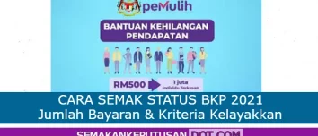 CARA SEMAK STATUS BKP 2021
