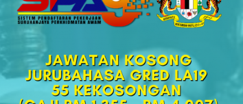 JAWATAN KOSONG JURUBAHASA GRED LA19