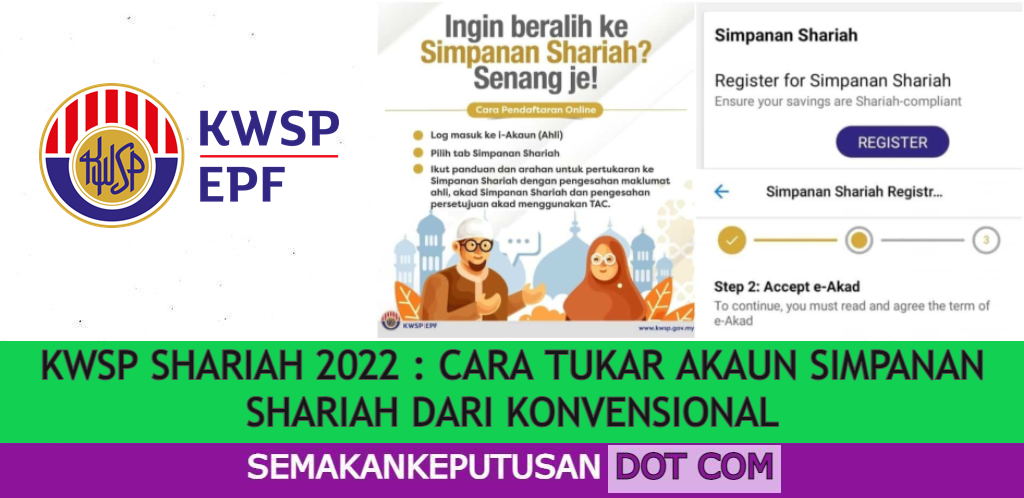 Kwsp Shariah Cara Tukar Akaun Simpanan Shariah Dari Konvensional