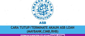 CARA TUTUP/TERMINATE AKAUN ASB