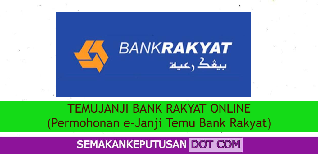 Bank rakyat appointment online