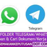 CARA BUAT FOLDER TELEGRAM/WHATSAPP
