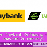 Cara Transfer Maybank Ke Tabung Haji (Melalui maybank2u.com.my)