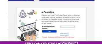CARA BUAT REPORT POLIS SECARA ONLINE(e-reporting PDRM)