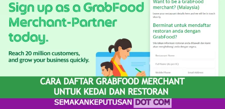 cara daftar grabfood merchant malaysia