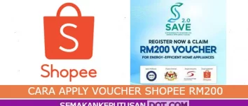 CARA APPLY VOUCHER SHOPEE RM200