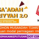 CARA MOHON MUSAADAH TIJARIYYAH 2.0 (bantuan modal perniagaan rm3000)