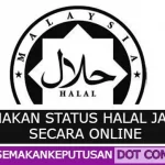 SEMAKAN STATUS HALAL JAKIM SECARA ONLINE: