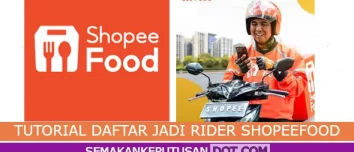 TUTORIAL DAFTAR JADI RIDER SHOPEEFOOD