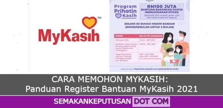 Mykasih register 2021 online