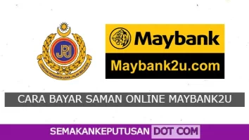 CARA BAYAR SAMAN ONLINE MAYBANK2U