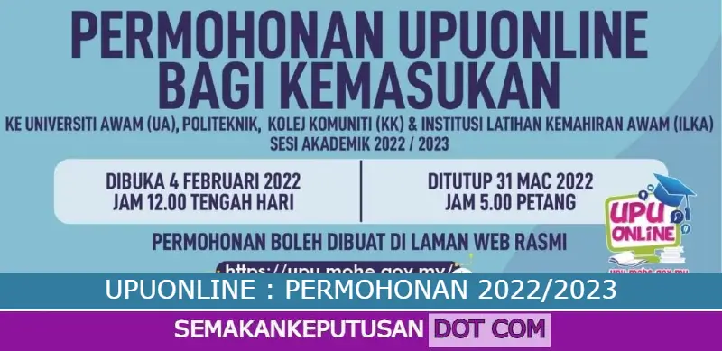 Online 2022 upu UPUOnline 2022/2023