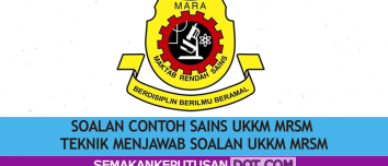 SOALAN CONTOH SAINS UKKM