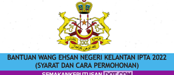 BANTUAN WANG EHSAN NEGERI KELANTAN